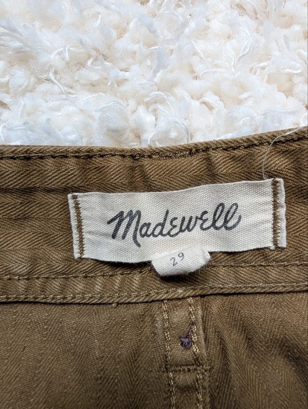 Madewell Perfect Vintage Utility Trousers 29